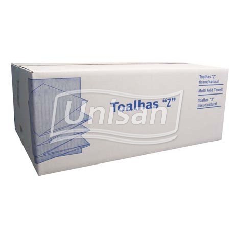 Toalha Mãos Zig Zag Tissue folha dupla