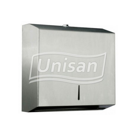 Dispensador toalhas mãos inox