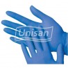 Luvas nitrilo azul