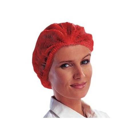 Touca acordeão vermelha